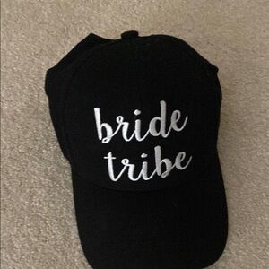 Black 'Bride Tribe' Cap